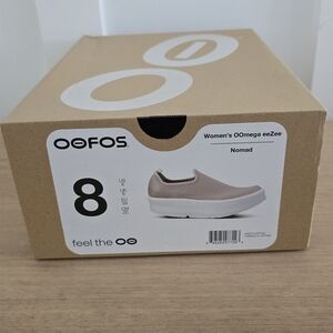 OOFOS Women's OOmega eeZee Slip-On Sneakers - Nomad (Taupe)